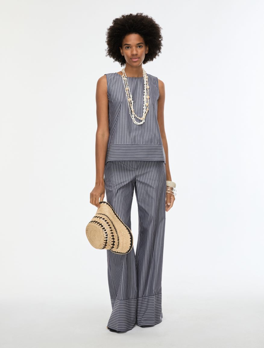 Flounce top - NAVY - Iblues - 4