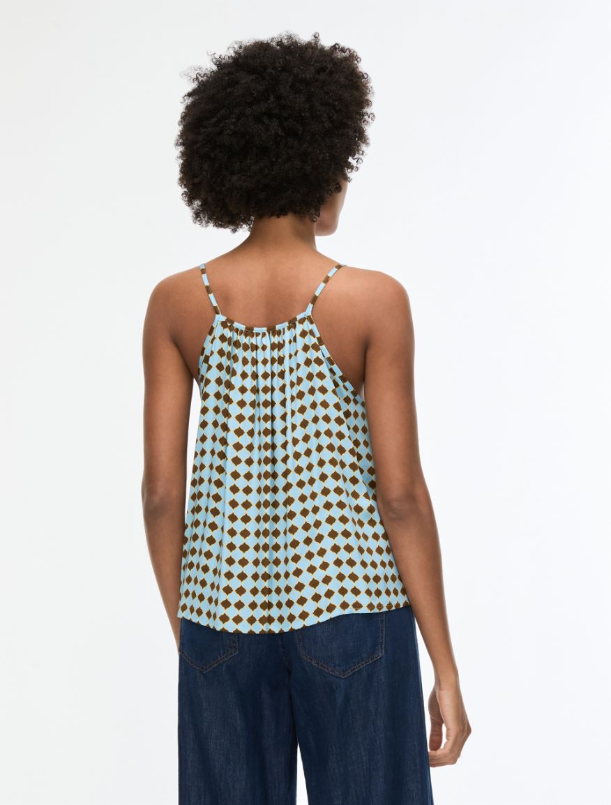 Gathered top - COCOA - Iblues - 2