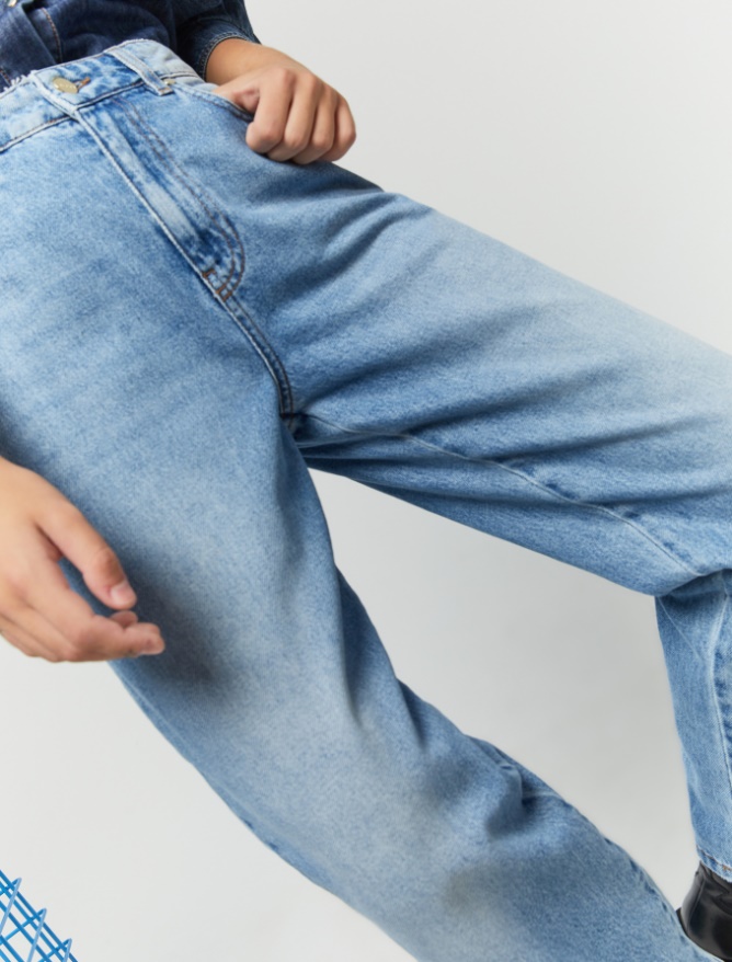 Jeans mom fit - BLUE JEANS