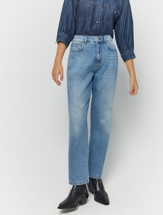 Jeans mom fit - BLUE JEANS