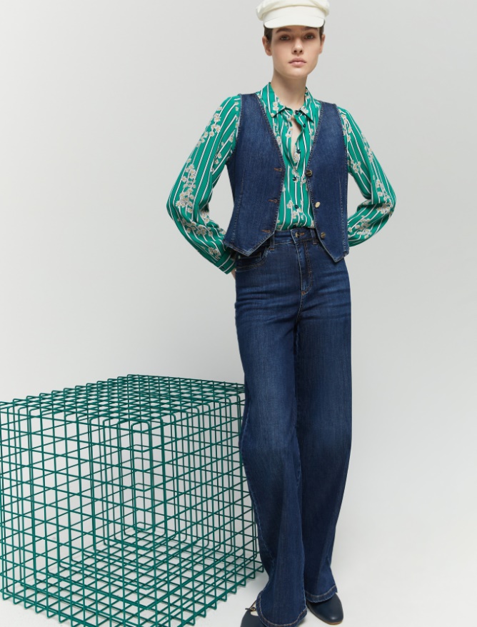 Wide-leg jeans - 