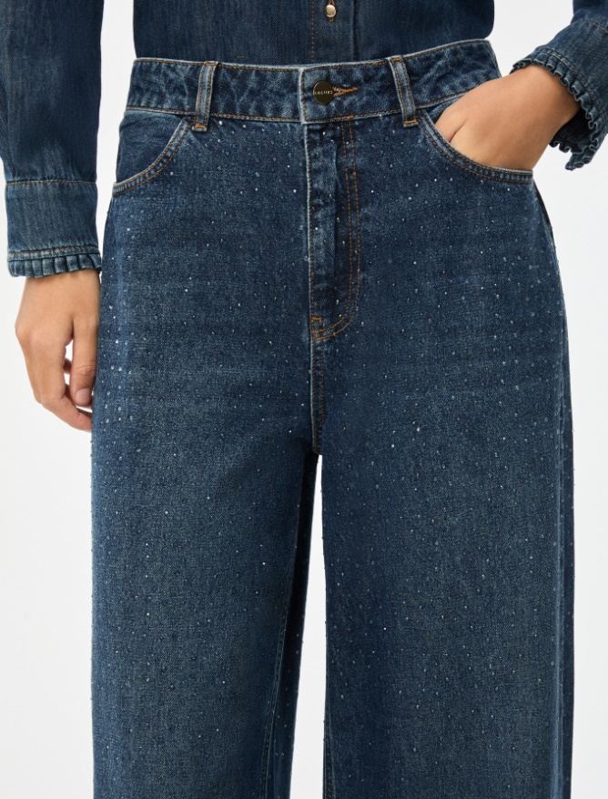 Rhinestone jeans - 