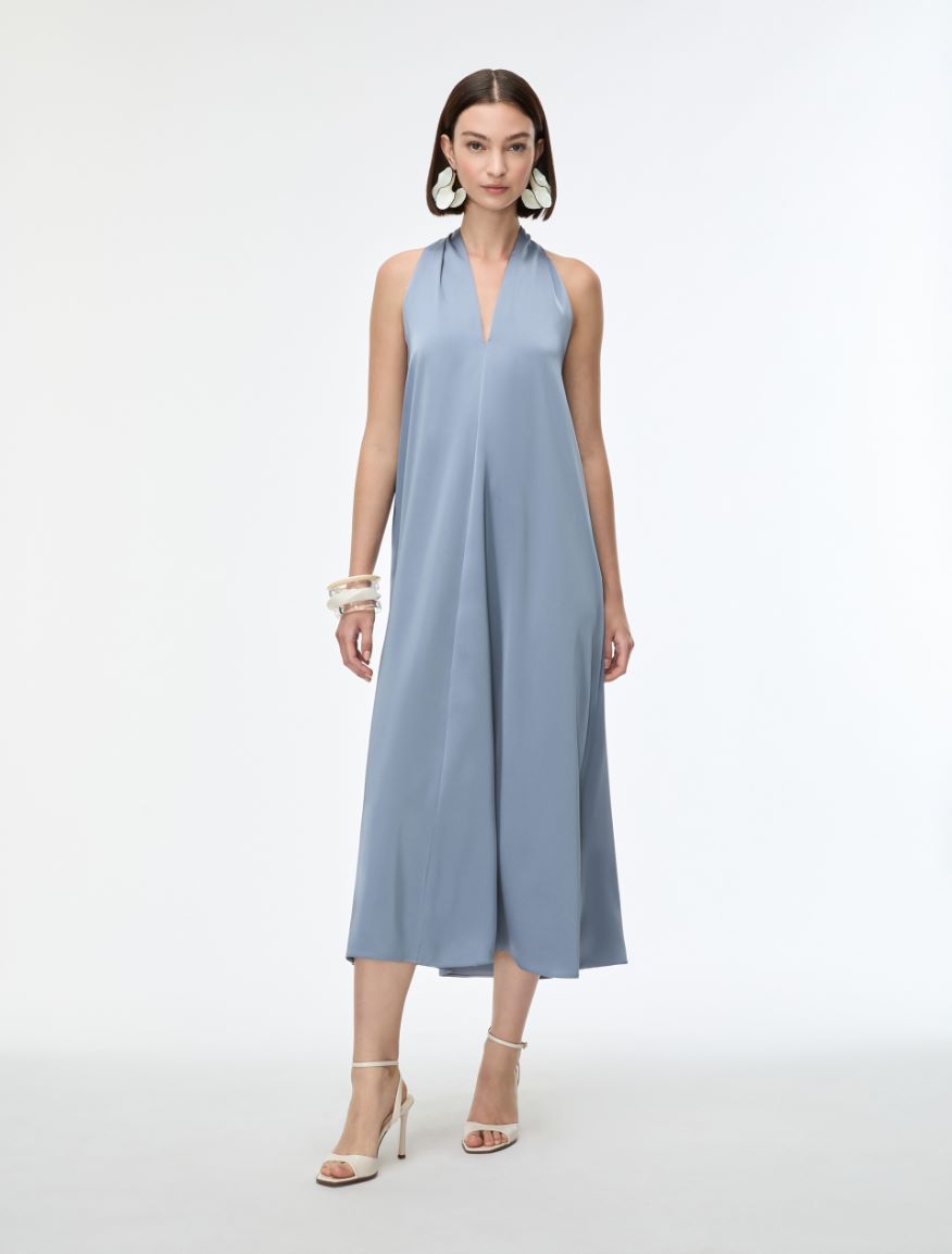Satin dress - AVIO - Iblues