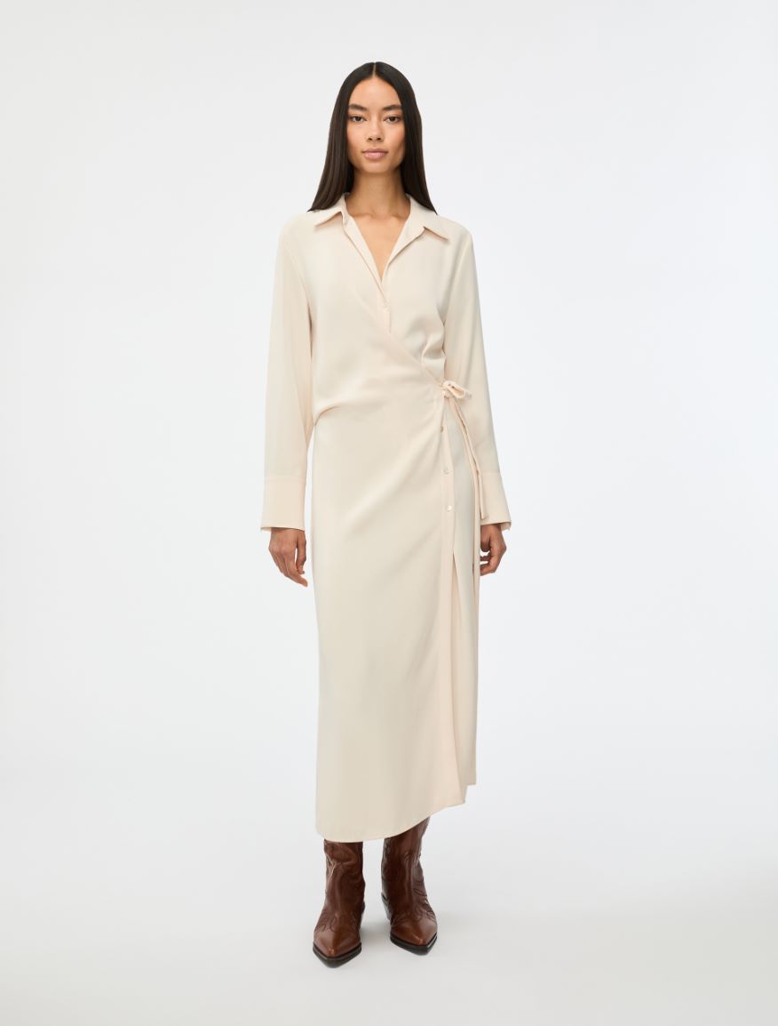 Relaxed-fit dress - IVORY - Iblues - 4