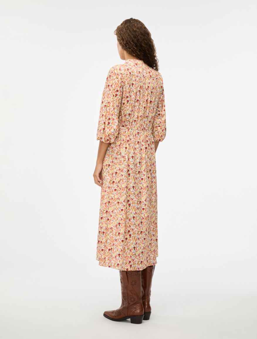 Flared dress - CREAM - Iblues - 2