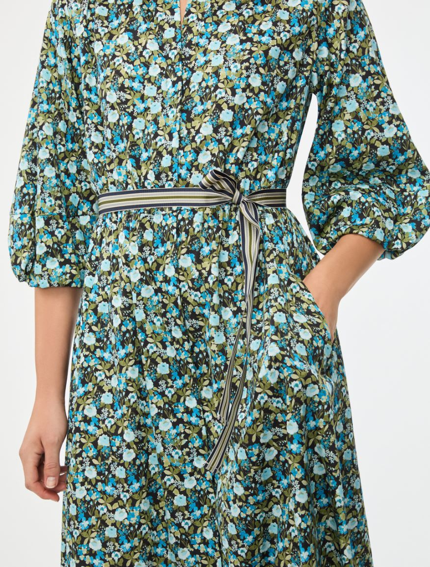 Flared dress - BLACK - Iblues - 3