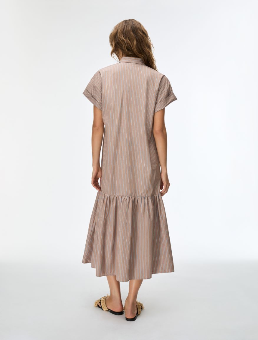 Shirt dress - HAZELNUT BROWN - Iblues - 2