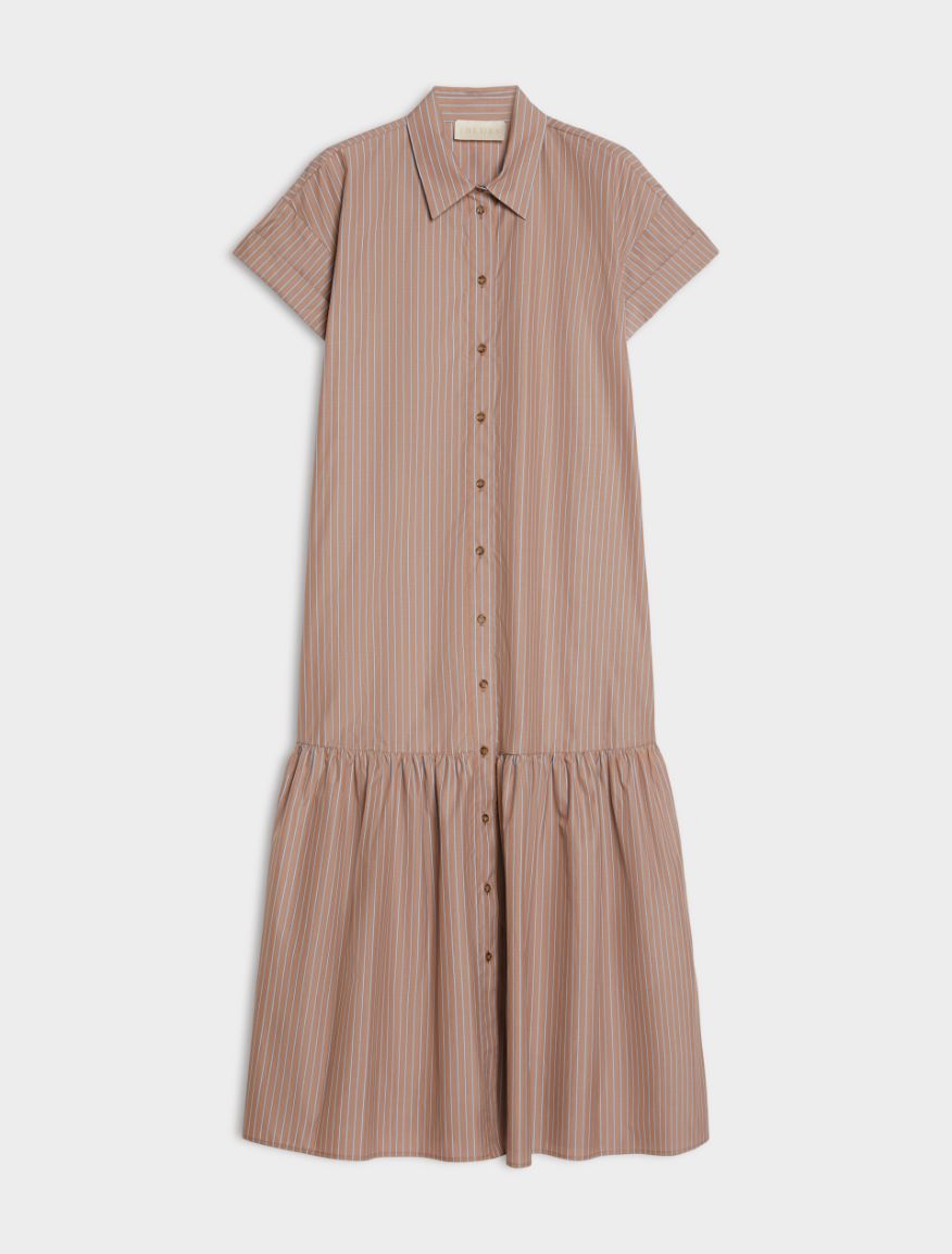 Shirt dress - HAZELNUT BROWN - Iblues - 6