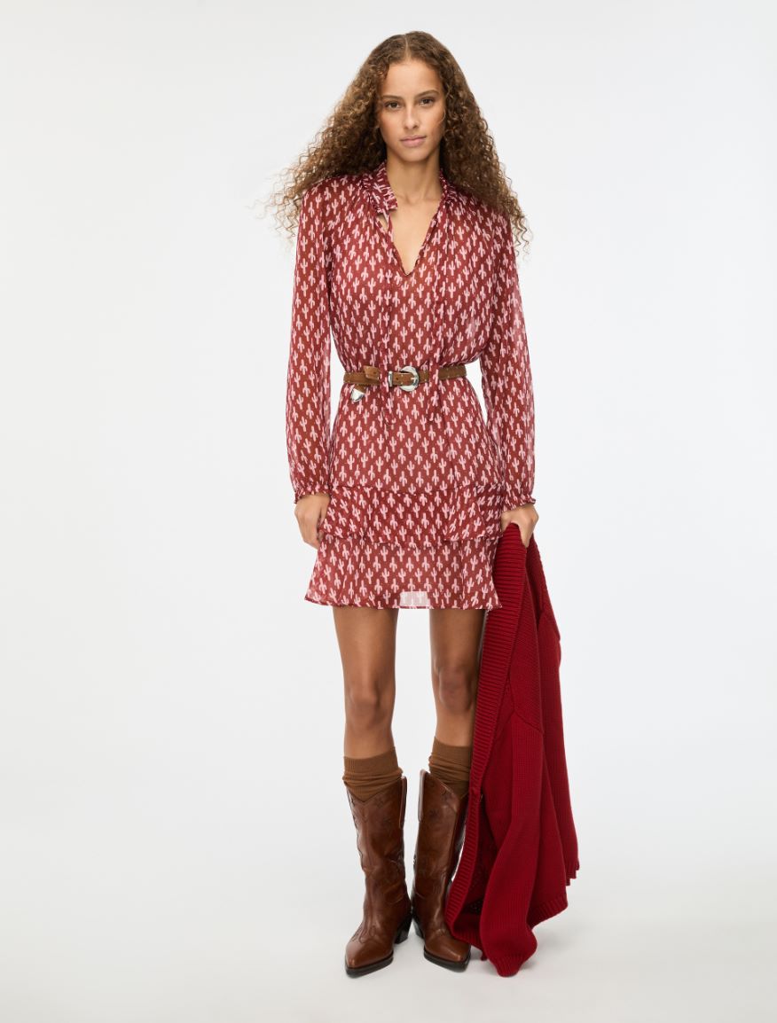 Relaxed-fit dress - RED - Iblues - 4