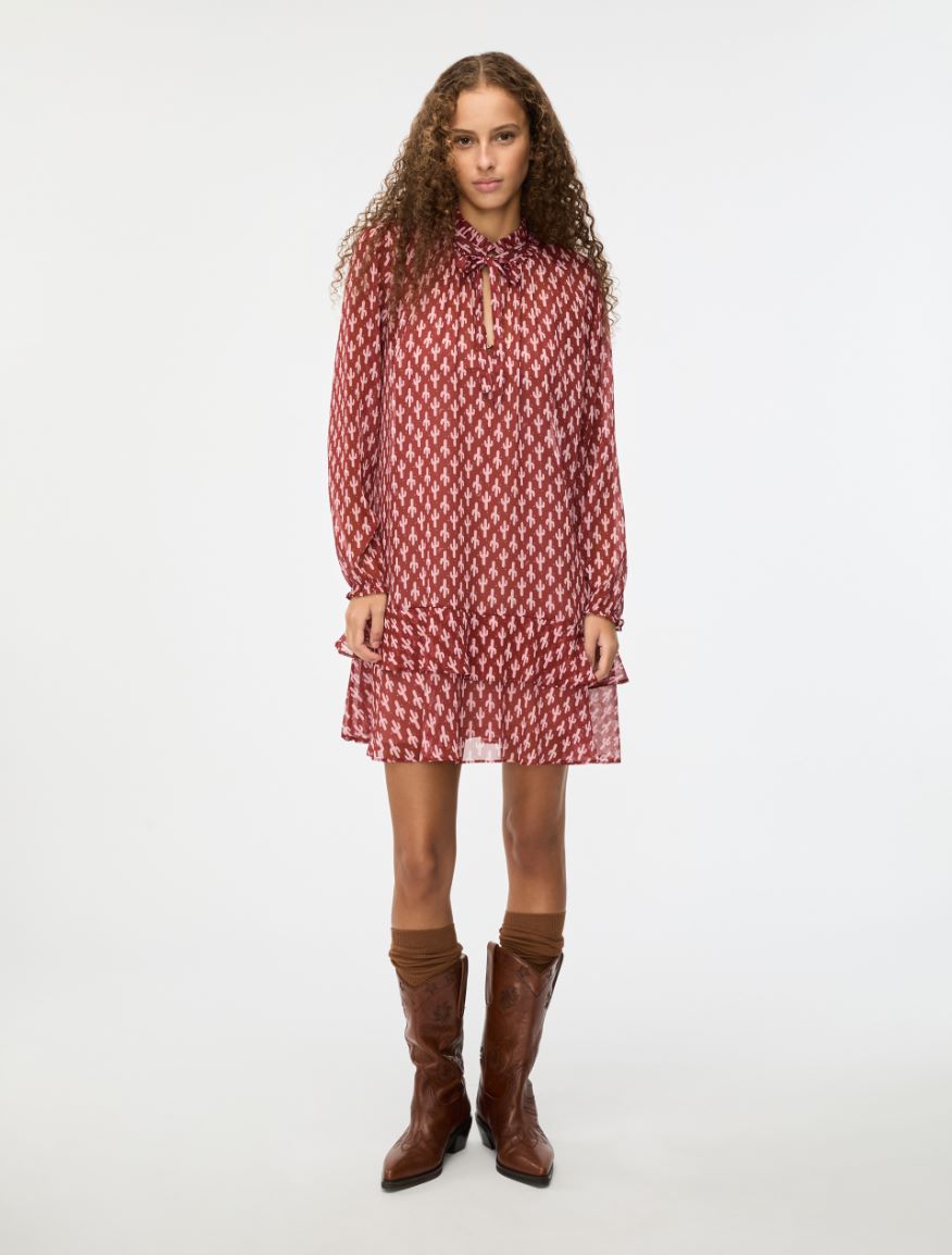 Relaxed-fit dress - RED - Iblues