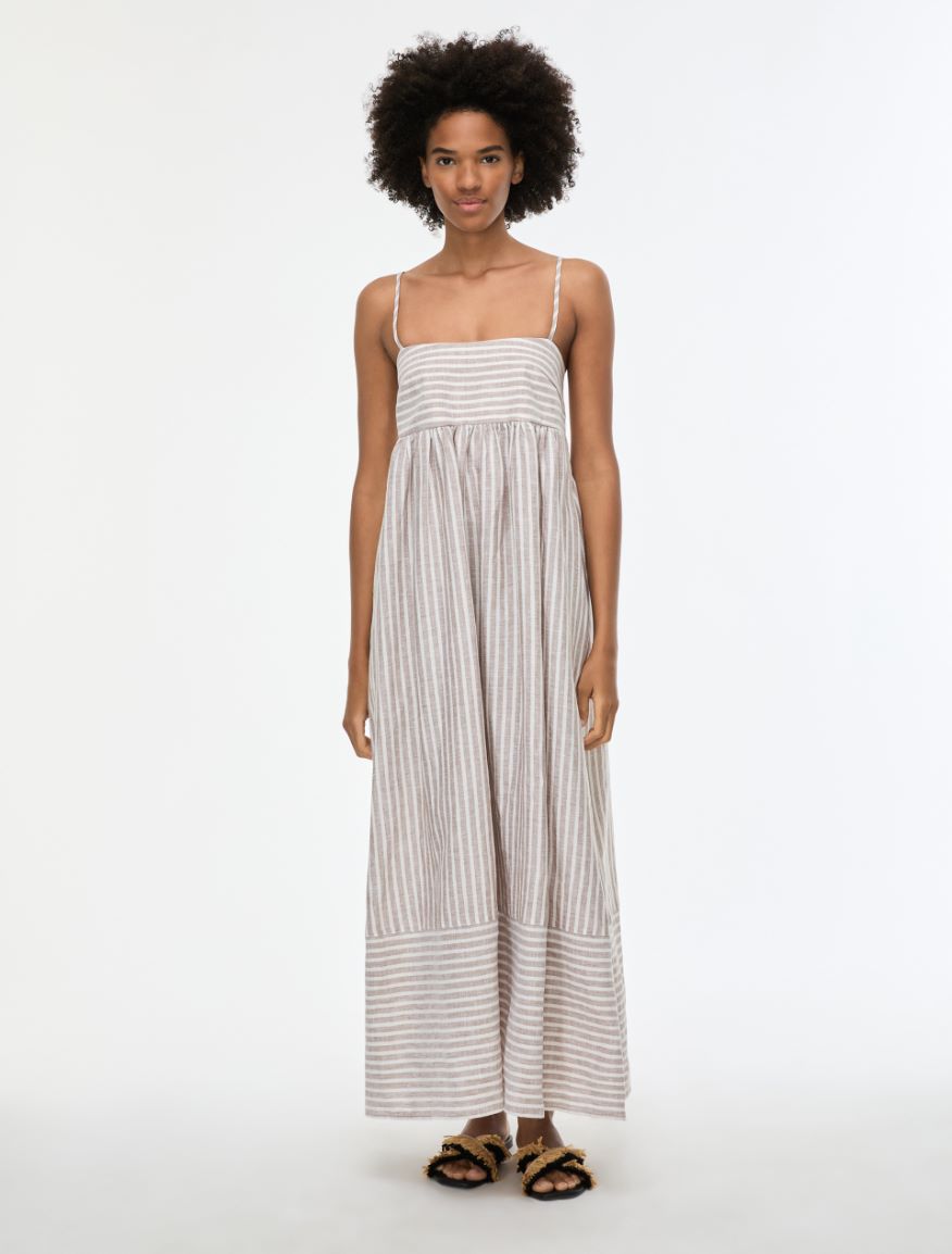 Linen dress - COCOA - Iblues - 4