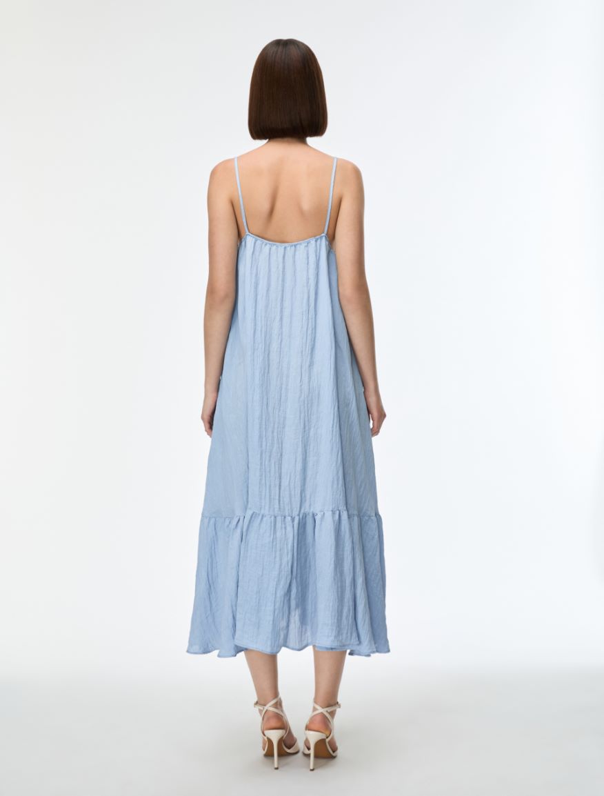 Crackled dress - DARK BLUE - Iblues - 2