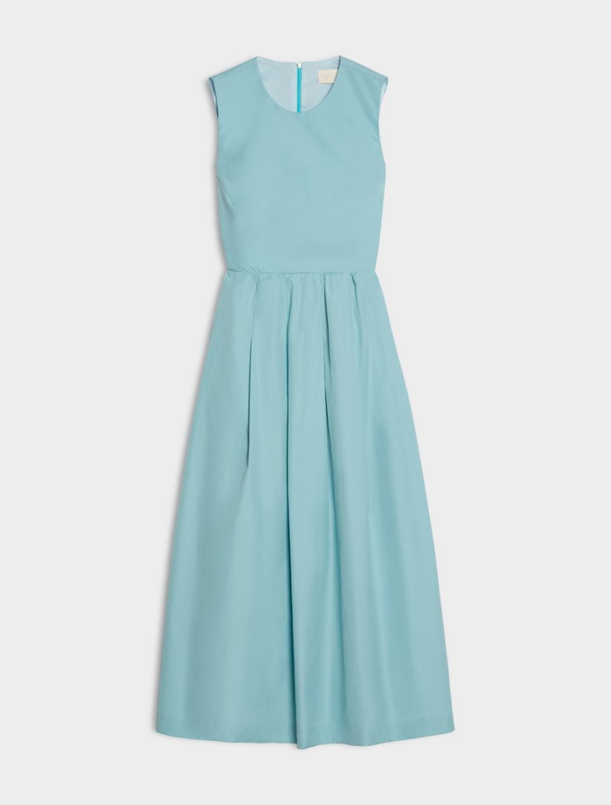 Fitted-waist dress - AQUAMARINE - Iblues - 5
