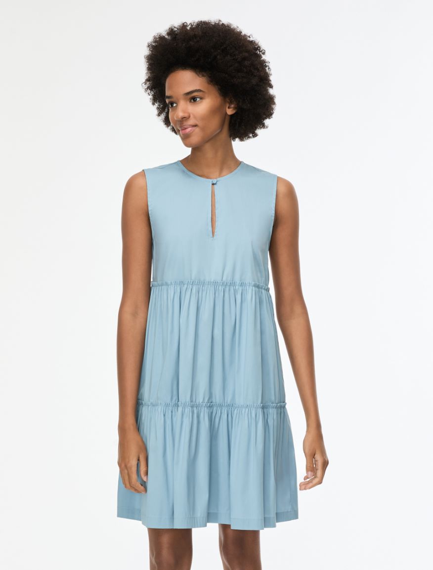 Flounce dress - DARK BLUE - Iblues - 4