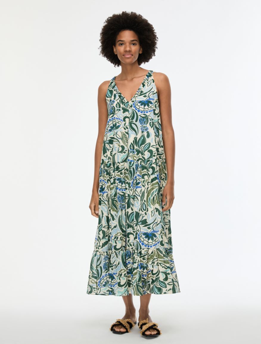 Cotton dress - ECRU - Iblues - 4