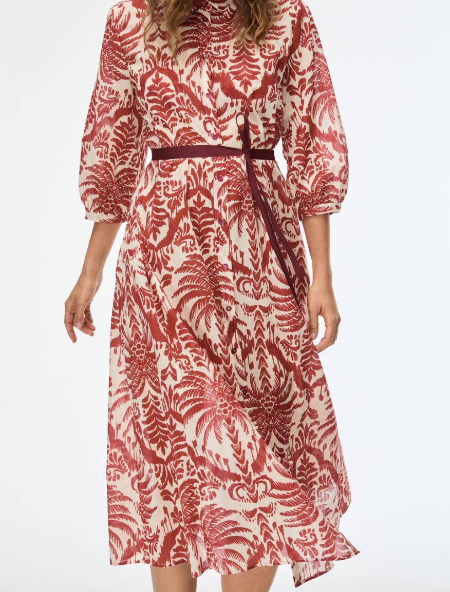 Flared, figure-skimming dress - RUBY - Iblues - 3