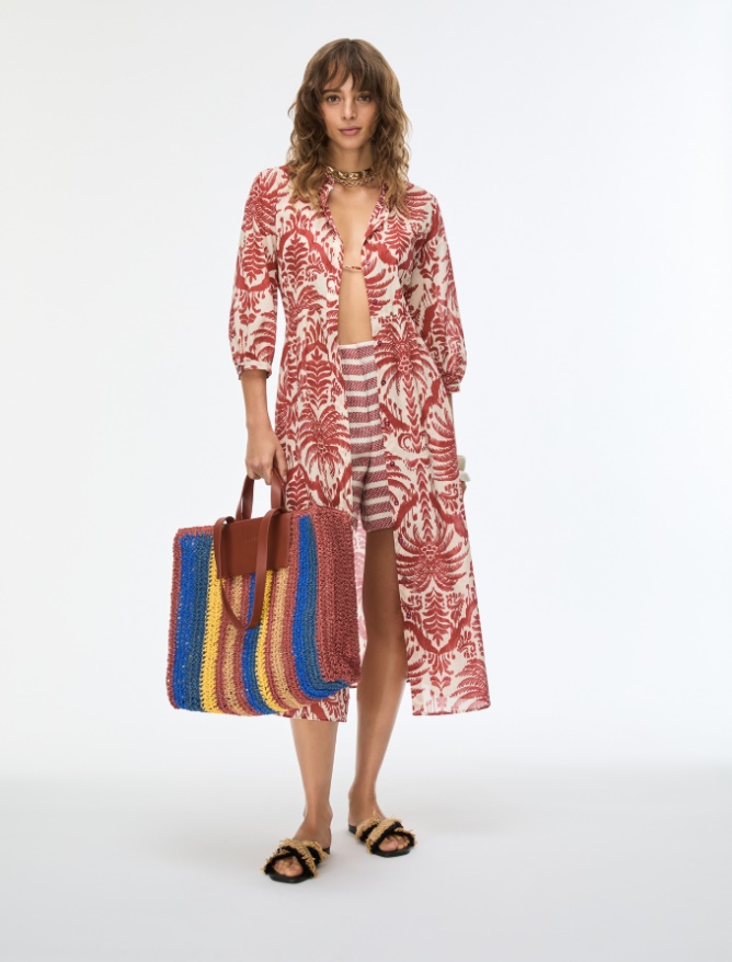 Flared, figure-skimming dress - 