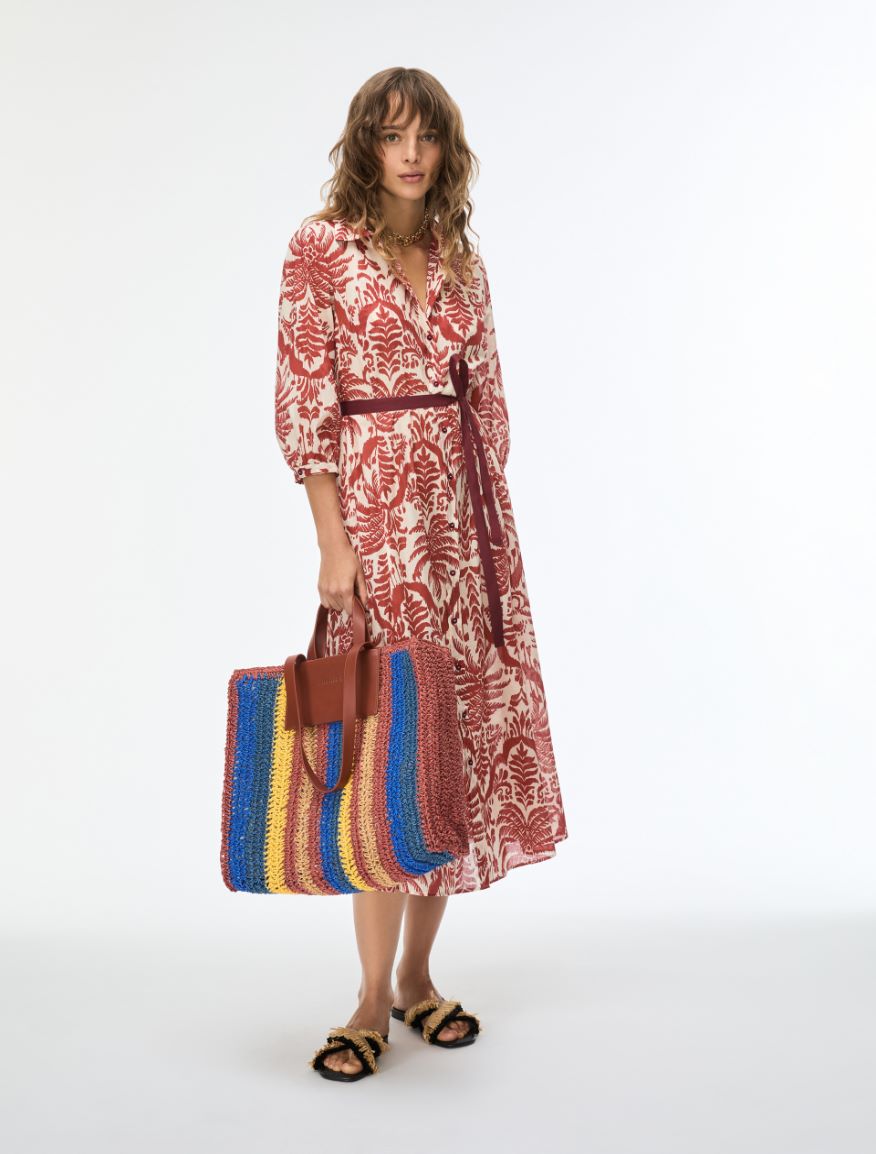 Flared, figure-skimming dress - RUBY - Iblues - 5