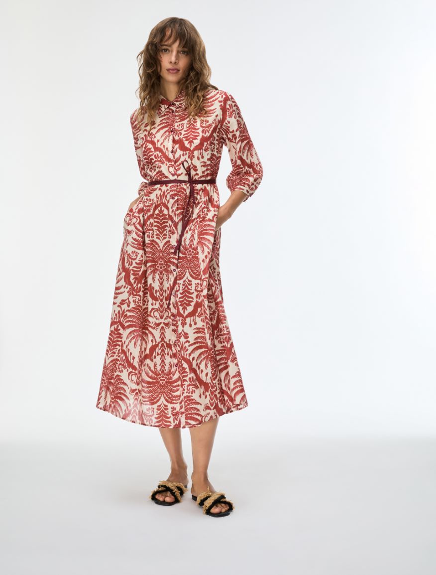 Flared, figure-skimming dress - RUBY - Iblues