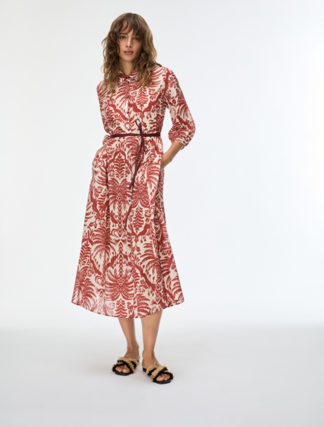 Flared, figure-skimming dress - RUBY - Iblues