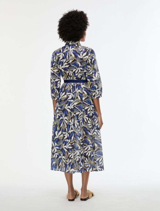 Flared, figure-skimming dress - 