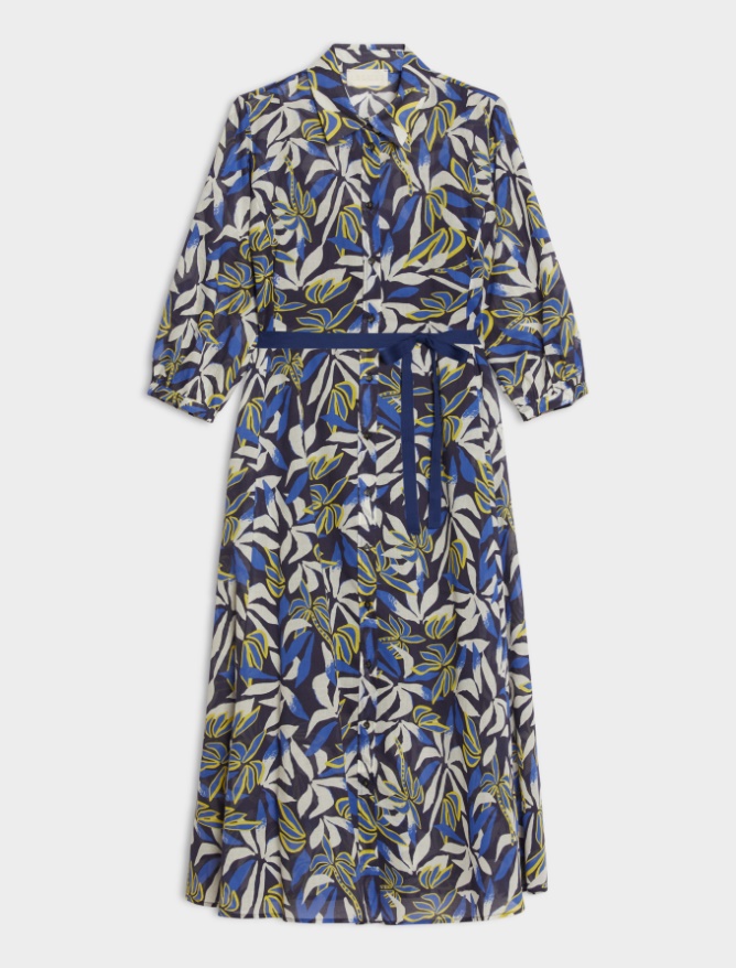 Flared, figure-skimming dress - 