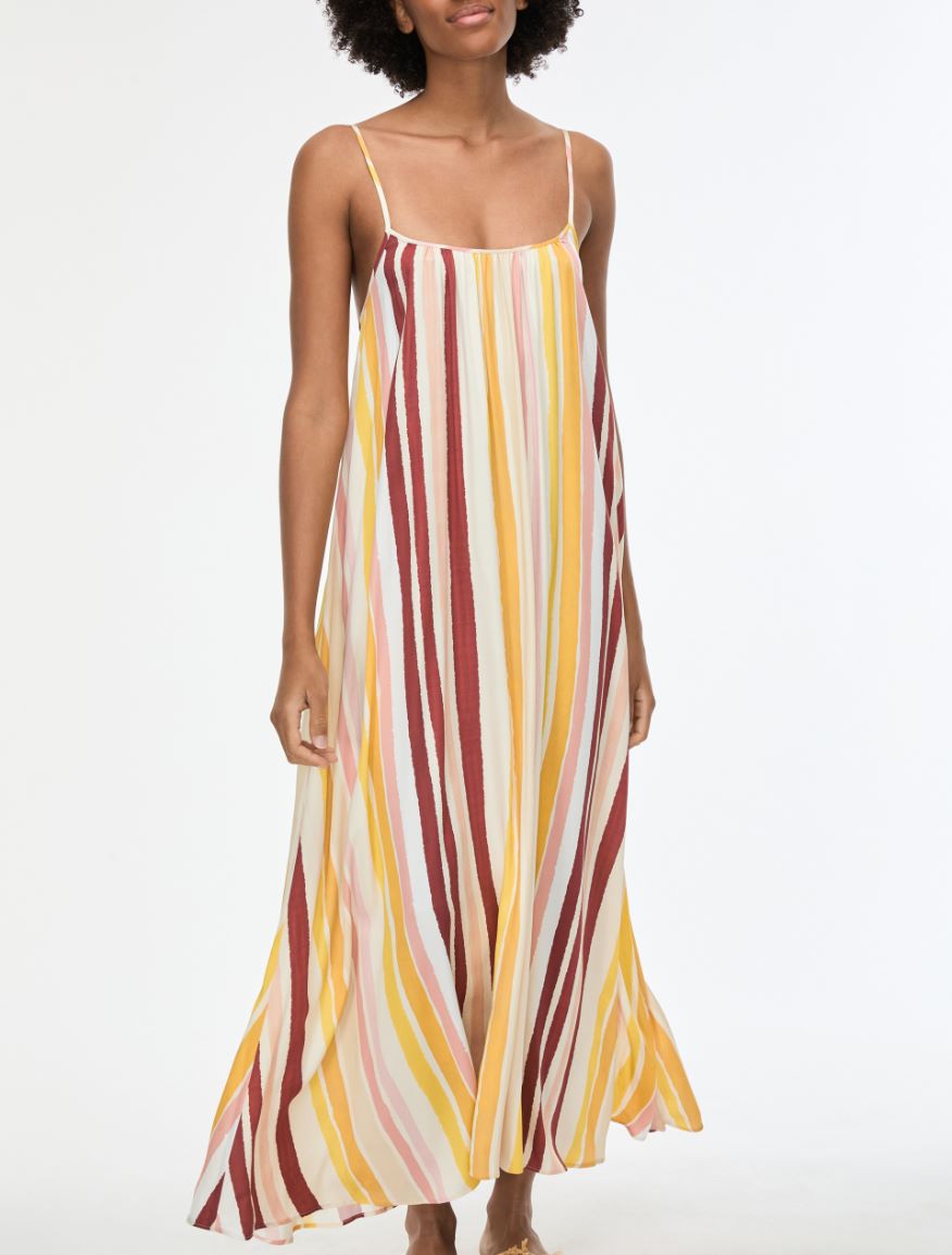 Viscose dress - BORDEAUX - Iblues - 3