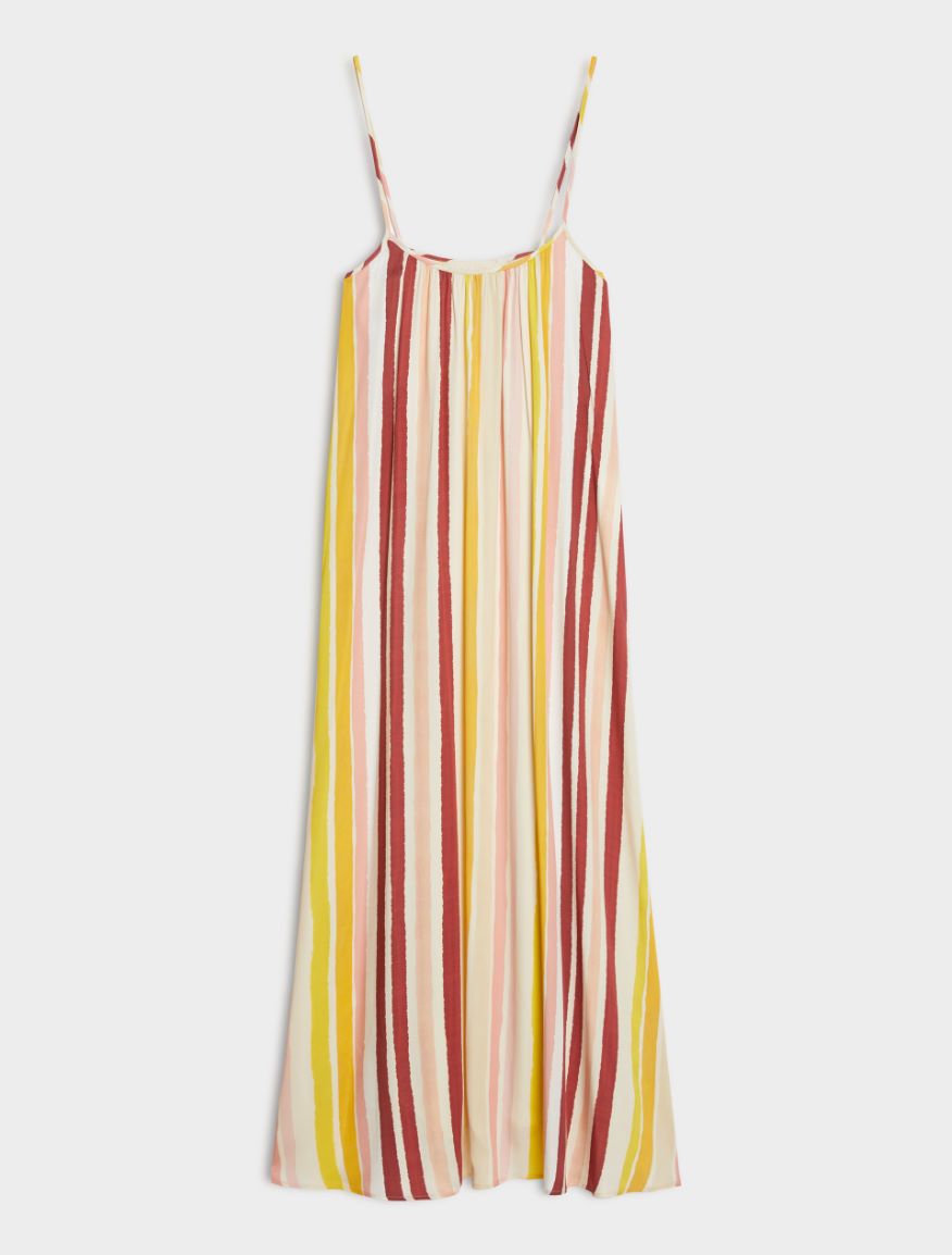 Viscose dress - BORDEAUX - Iblues - 5