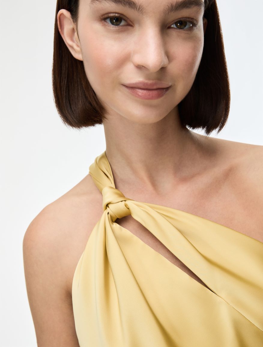 One-shoulder jumpsuit - HONEY - Iblues - 3