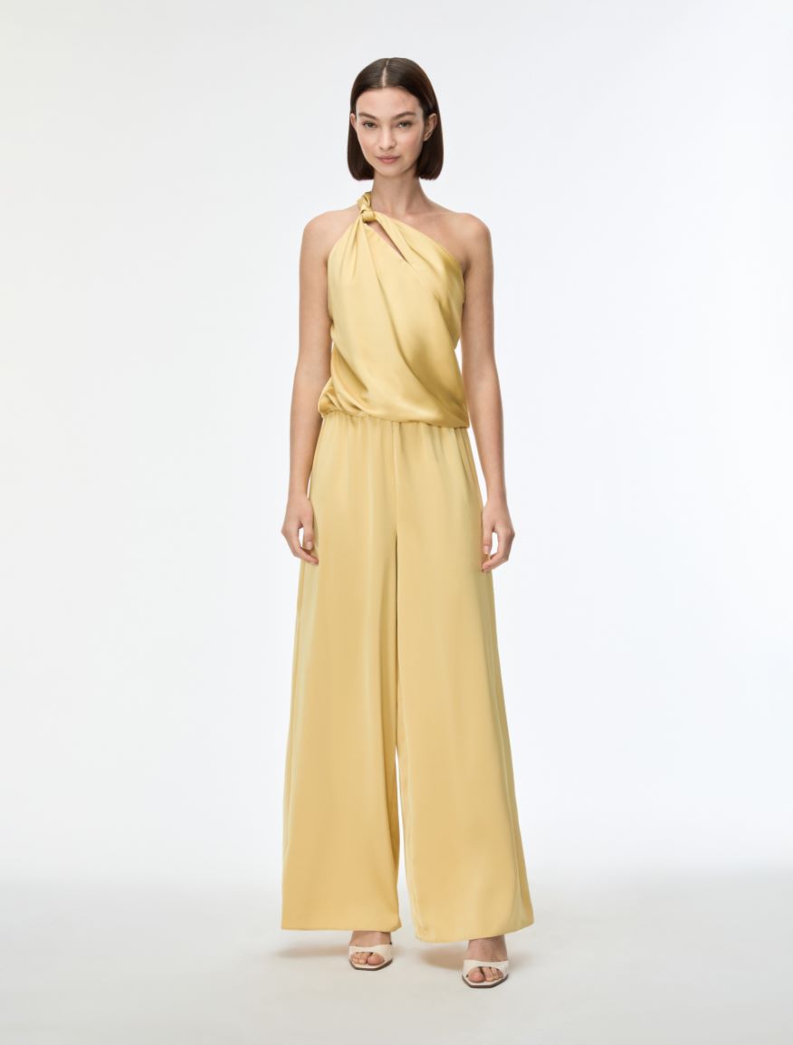 One-shoulder jumpsuit - HONEY - Iblues - 4