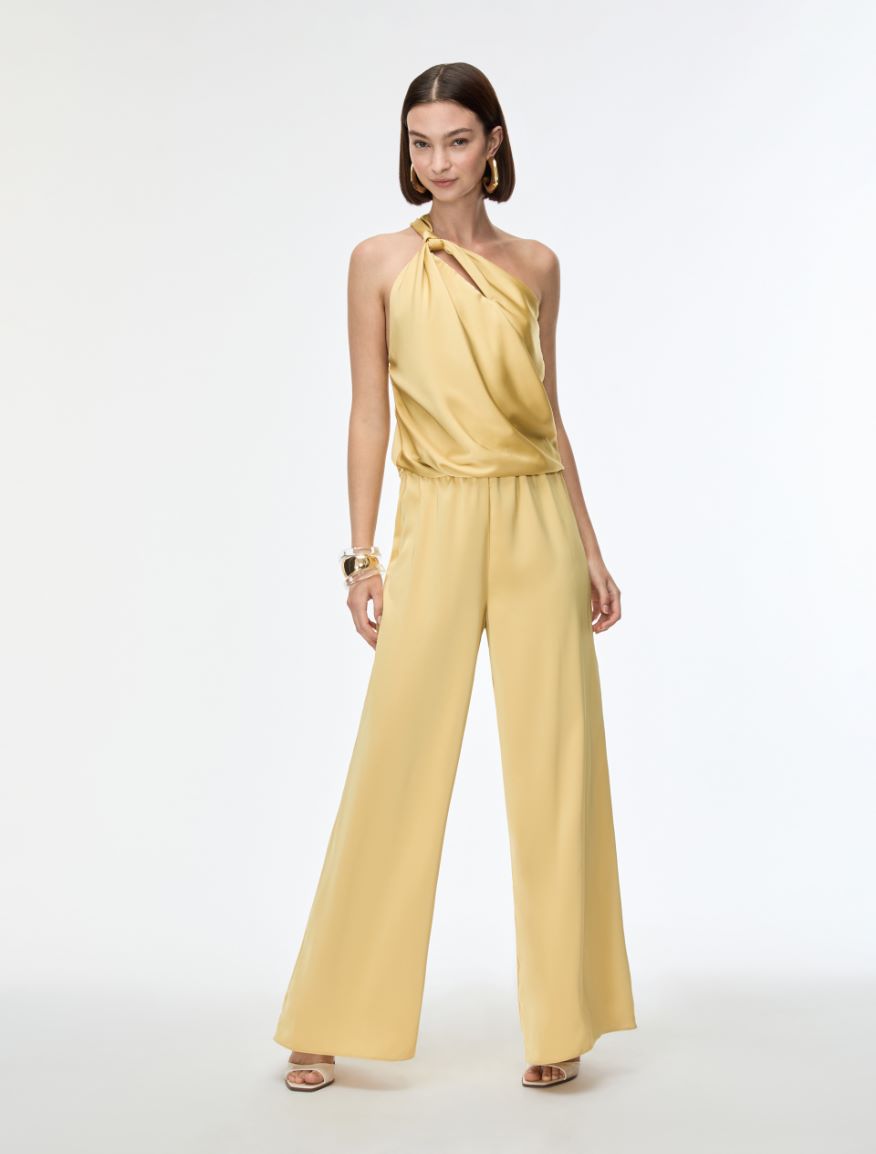 One-shoulder jumpsuit - HONEY - Iblues