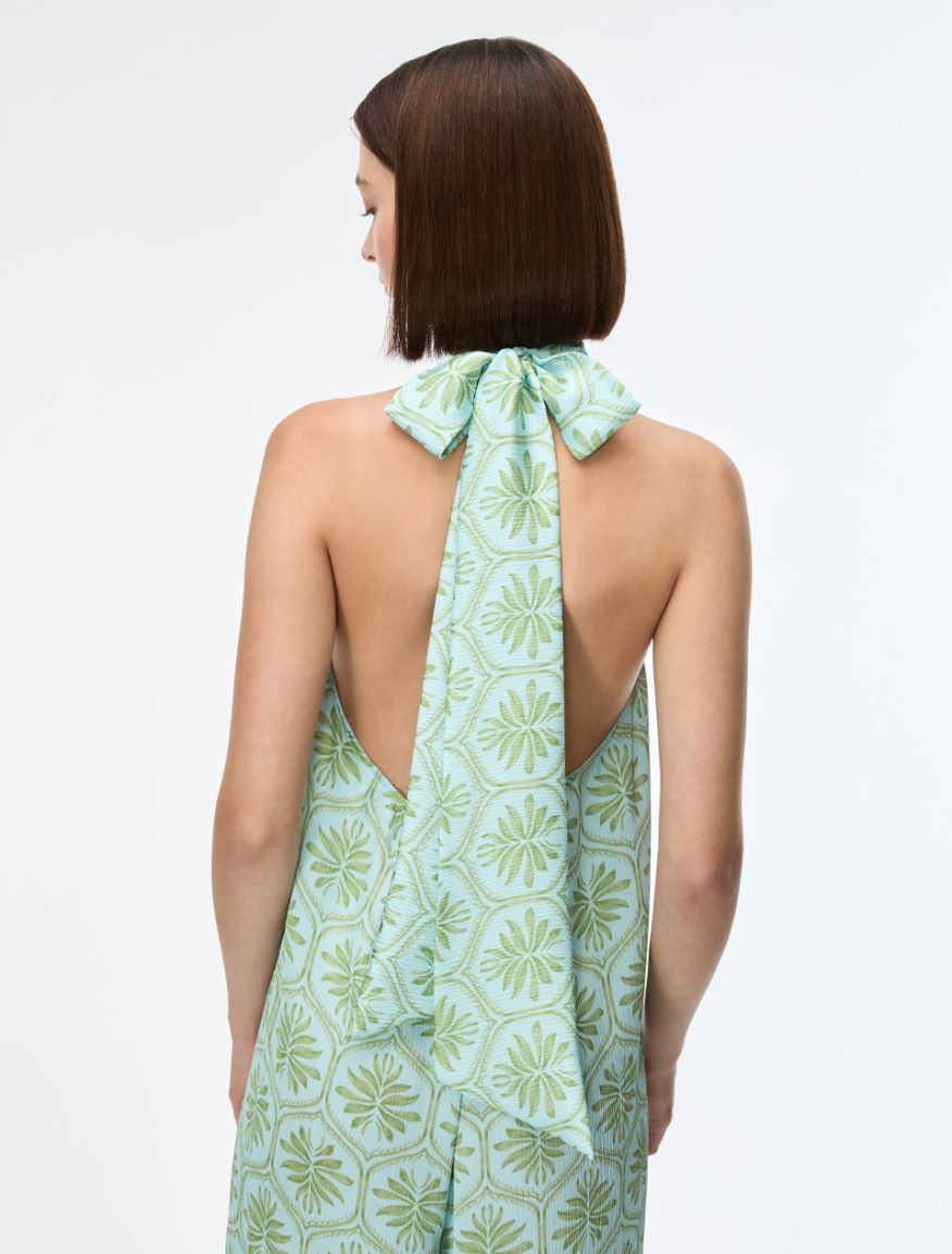 Oversized jumpsuit - AQUAMARINE - Iblues - 3