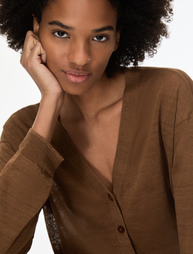 Egg-shaped cardigan - 