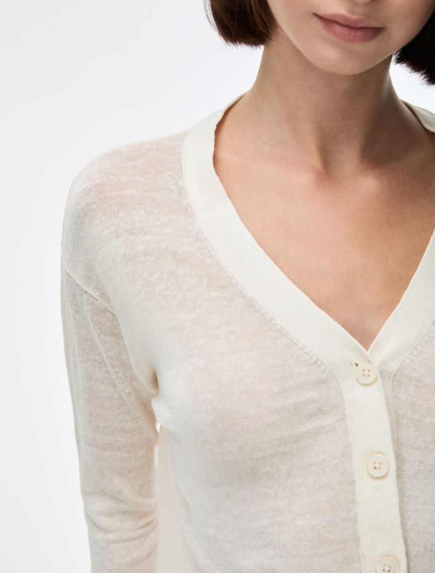 Egg-shaped cardigan - ROPE - Iblues - 3