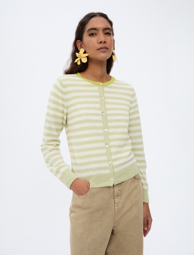 Striped cardigan - 