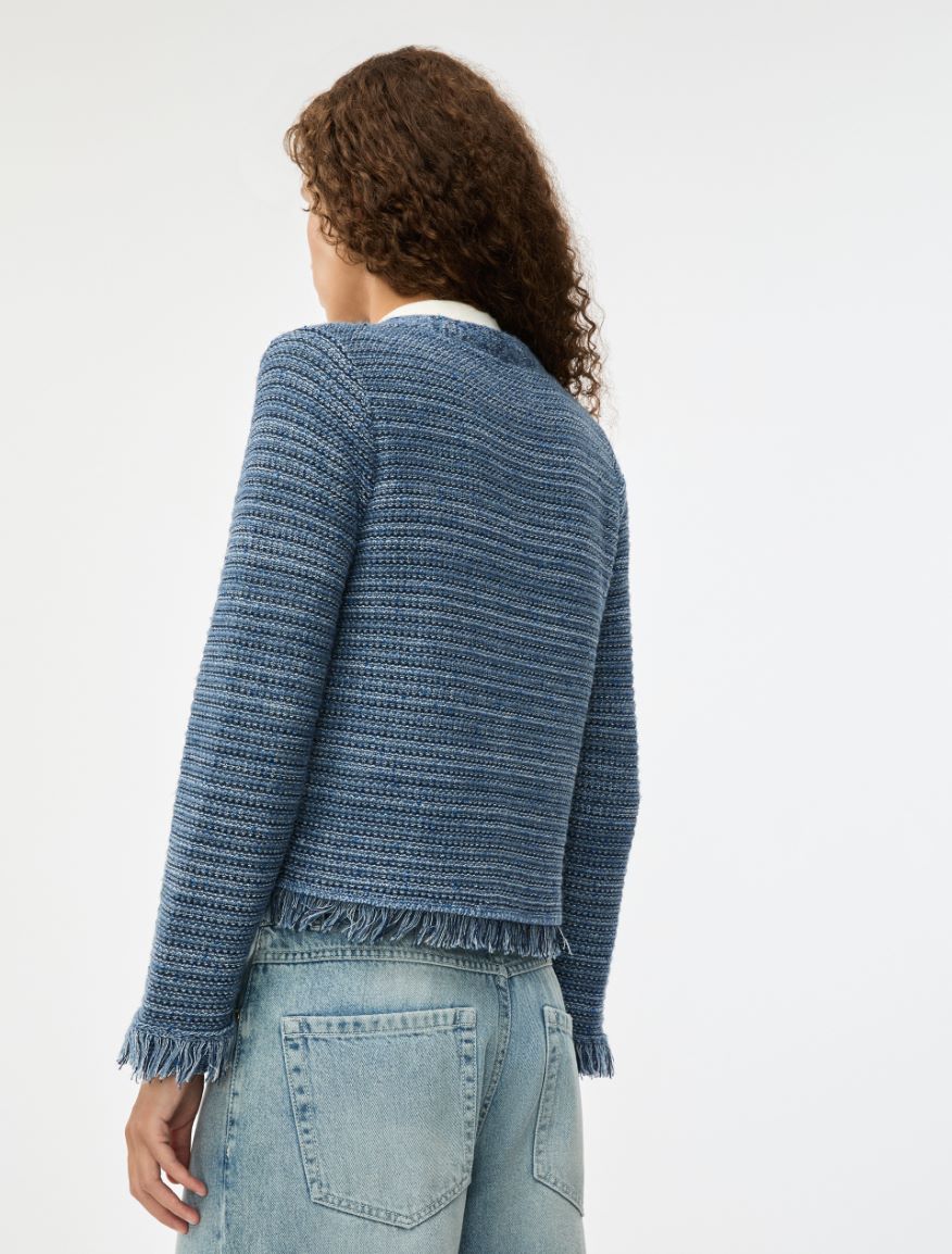 Boxy jacket - NAVY - Iblues - 2