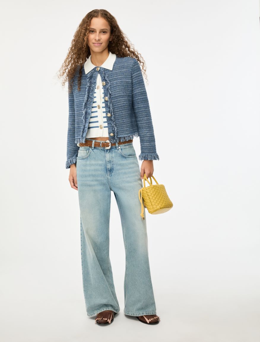 Boxy jacket - NAVY - Iblues