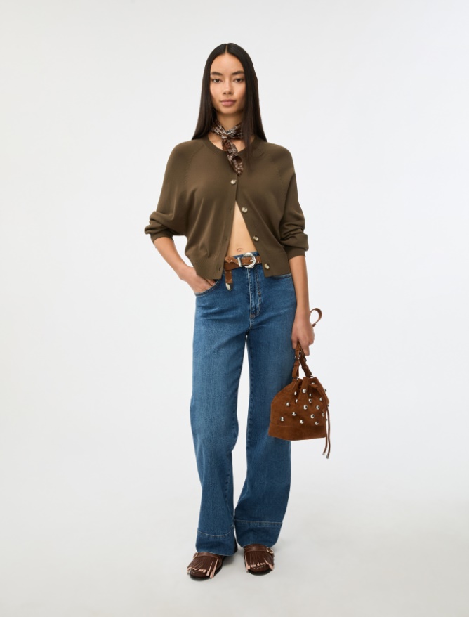 Viscose-blend cardigan - 