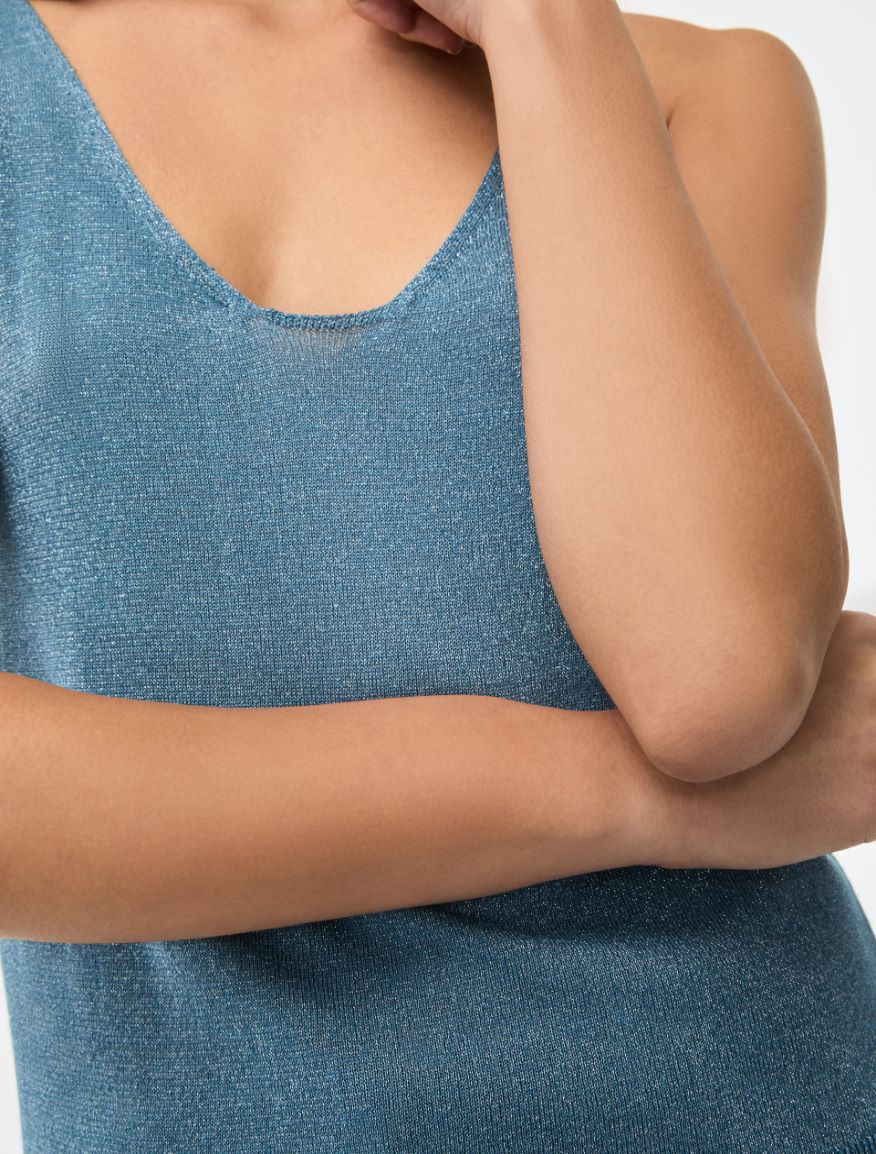 Silk-blend top - AVIO - Iblues - 3