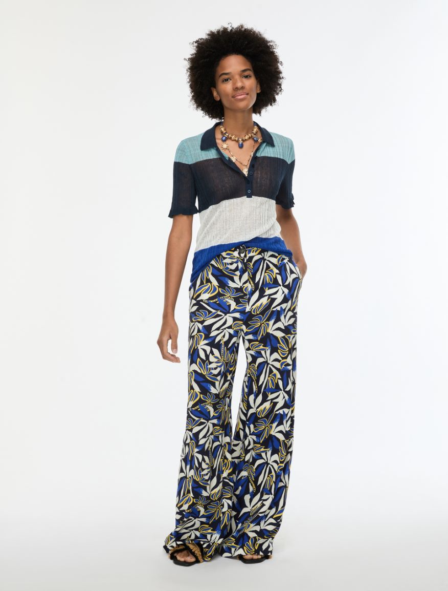 Slim-fit polo shirt - NAVY - Iblues - 4