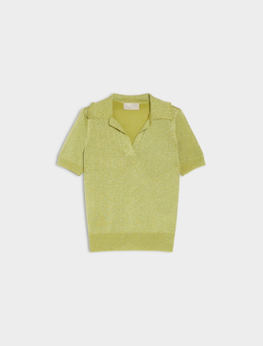 Lurex T-shirt - GREEN - Iblues - 4