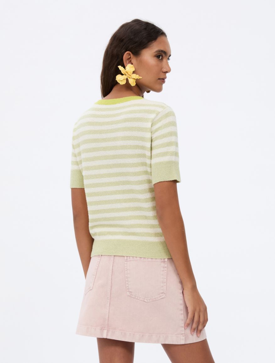 Semi-fitted sweater - SAGE - Iblues - 2