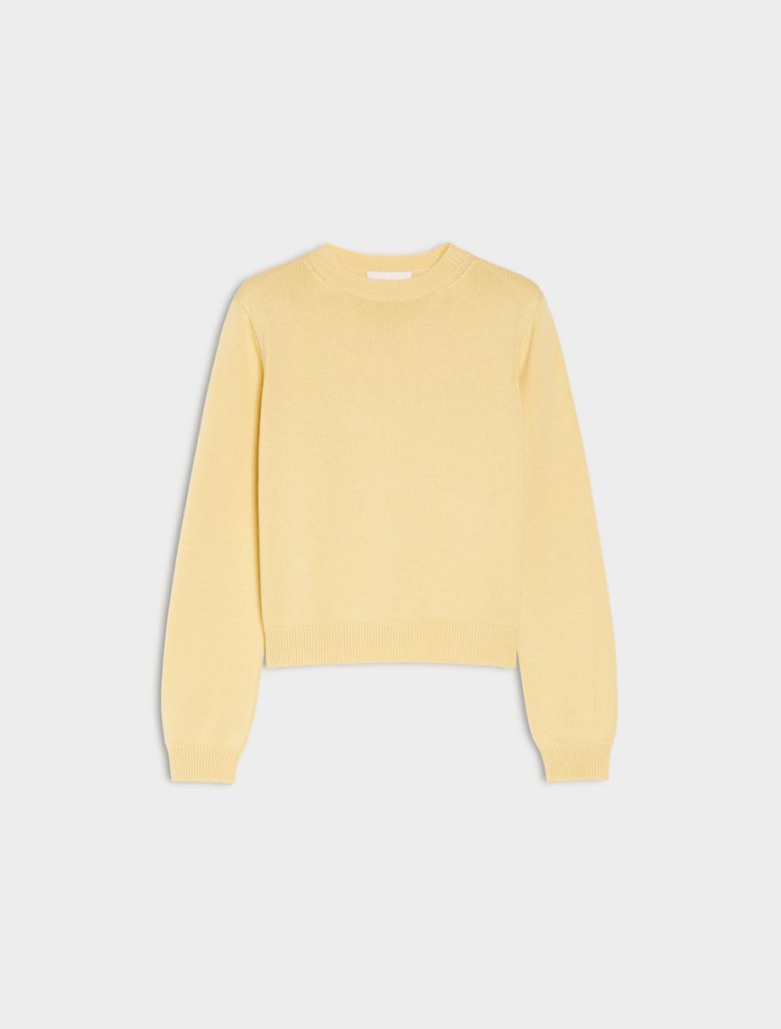 Crew-neck sweater - YELLOW - Iblues - 5