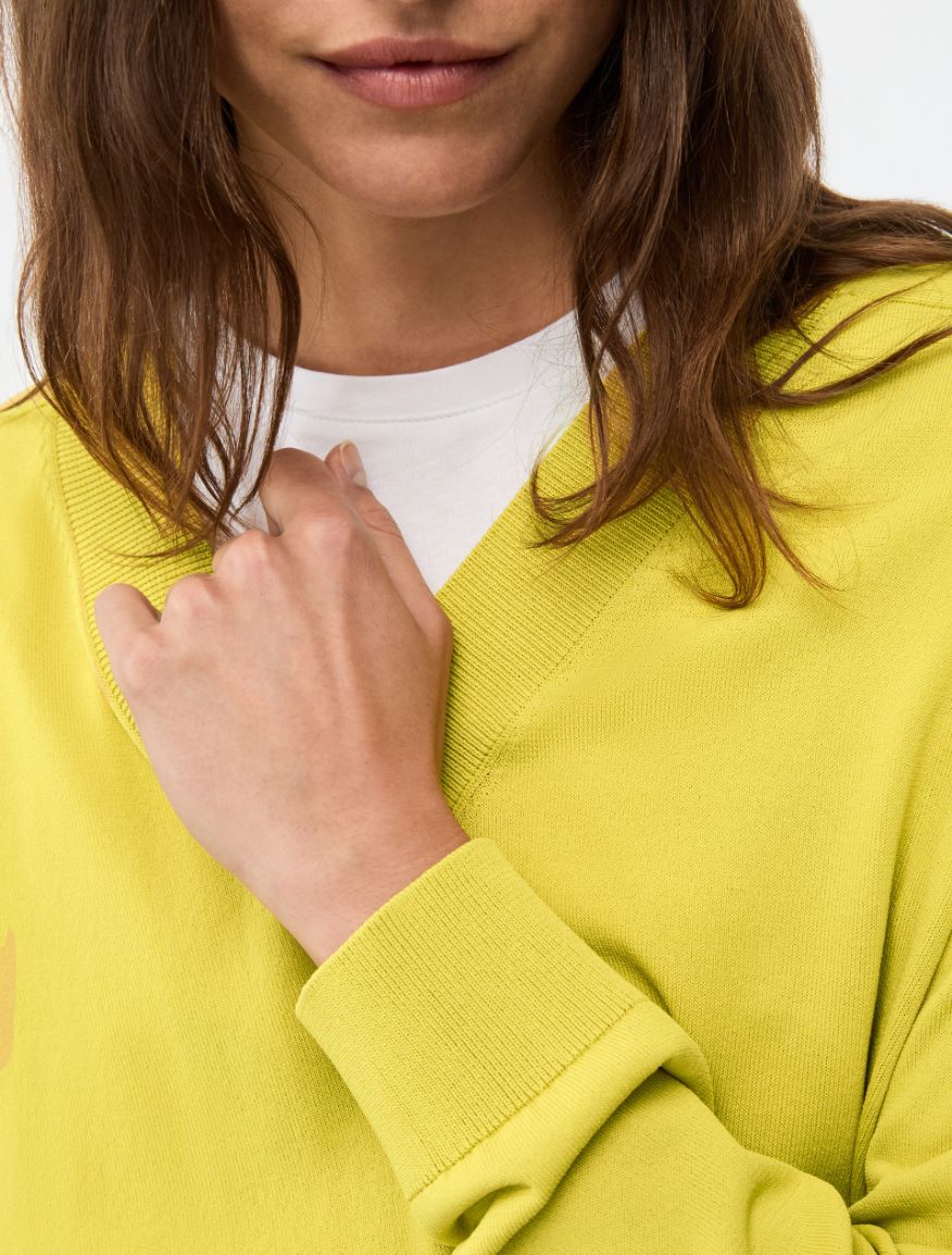 Relaxed-fit sweater - LIME - Iblues - 3