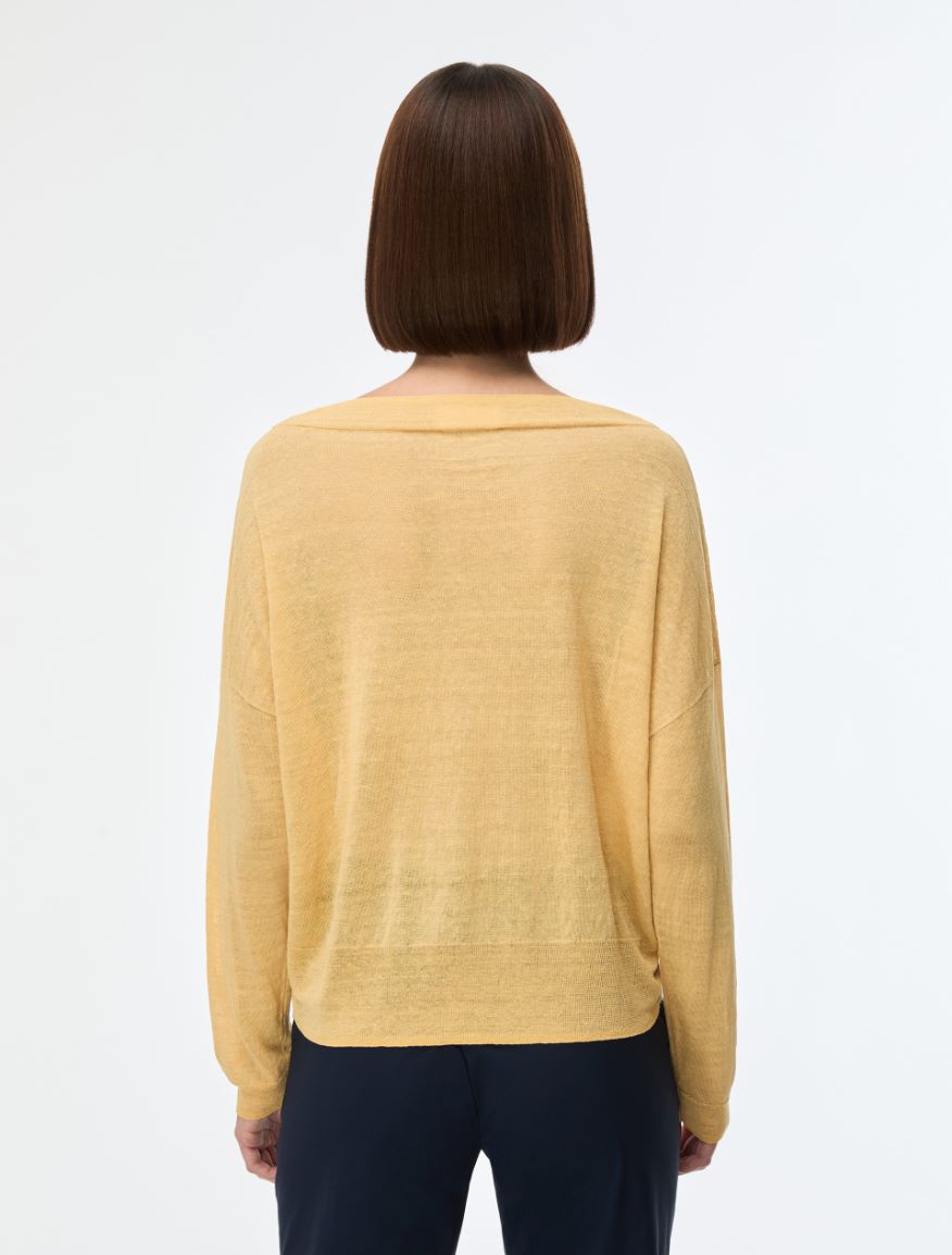 Egg-shaped sweater - YELLOW - Iblues - 2
