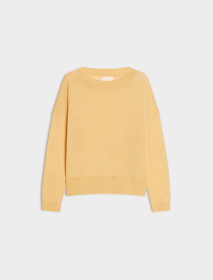 Egg-shaped sweater - YELLOW - Iblues - 5