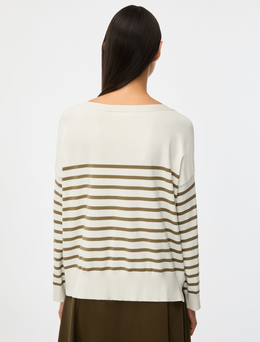 Relaxed-fit sweater - IVORY - Iblues - 2