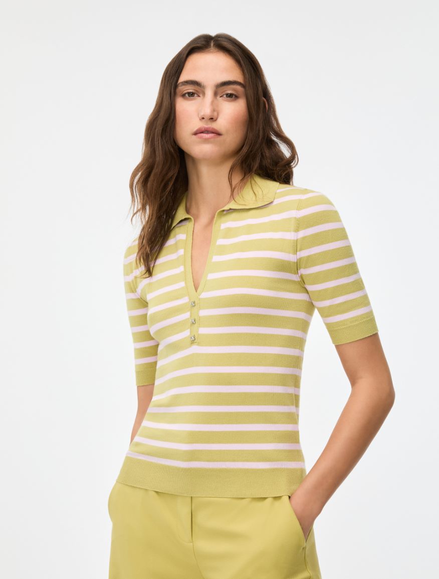 Polo aderente - LIME - Iblues