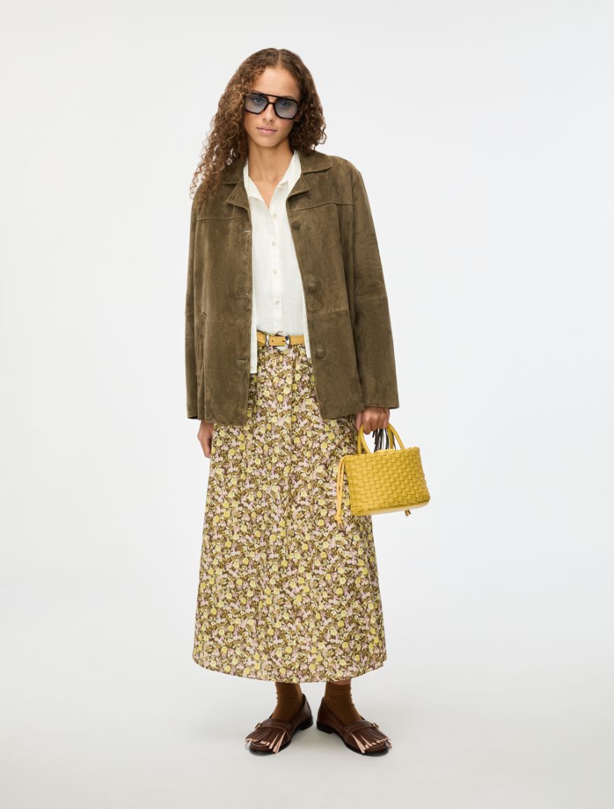 Suede jacket - KAKI - Iblues - 5