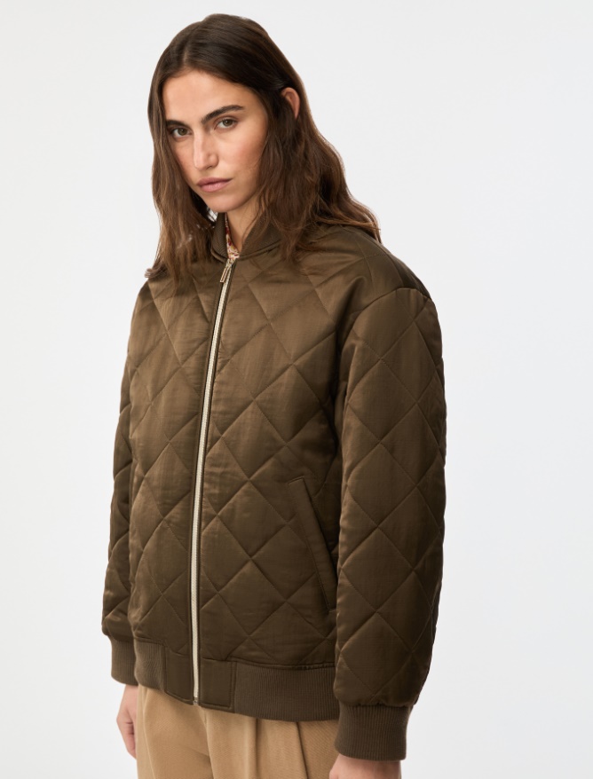 Padded bomber jacket - 
